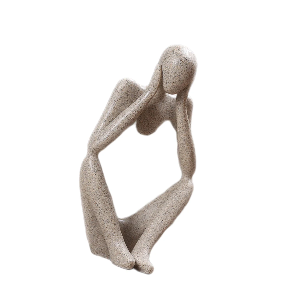 

Creative Resin Character nament High Decoration Abstract Figure Delicate Crafts Home Office Accessories Table