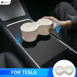 Portabicchieri per Tesla Y 3 2021 2022 2023 supporto per bevande a controllo centrale sedile posteriore coperchio per tazza d'acqua accessori interni per auto