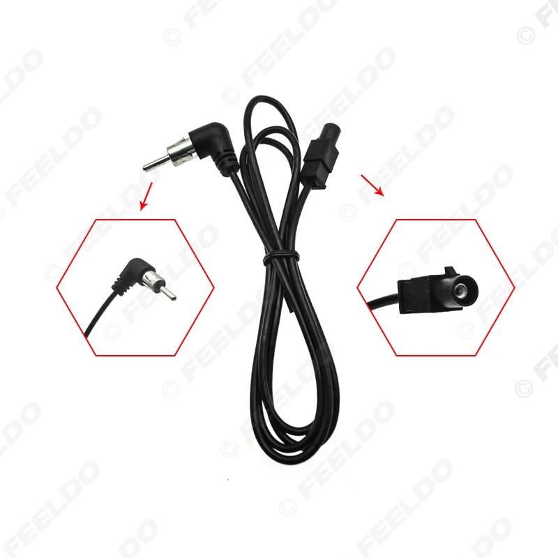 5Pcs Car 100cm Stereo Installation FM/AM Antenna Adapter For Volkswagen/Ford/GM/Peugeot/Renault/TATA Radio Wiring Cable