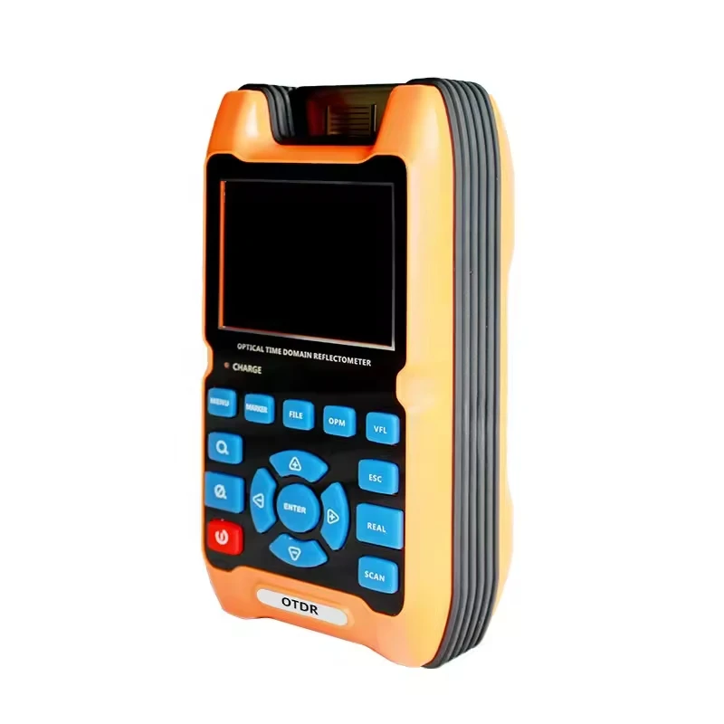 Fiber Optic OTDR Tester SM 1310/1550nm 30/28dB Integrated VFL Touch Screen Optical Time Domain Reflectometer Mini OTDR