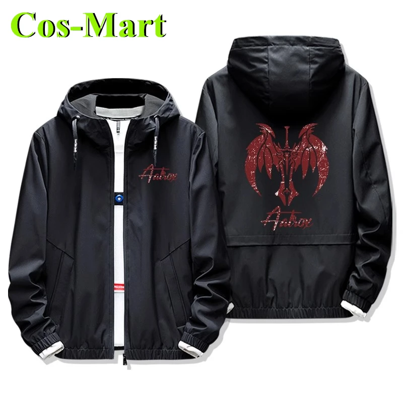 Cos-Mart Game LOL Aatrox The Darkin Blad Autumn Winter Fleece Casual Coats Jacket Team Sweatshirt Tops Large Size Hallowmas view 4