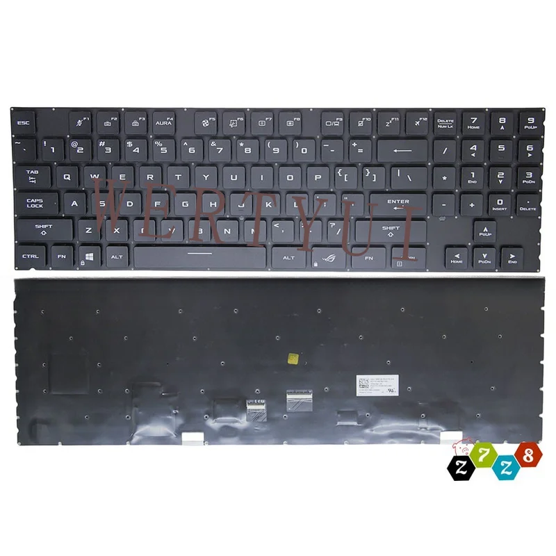 

Новая клавиатура для ноутбука серии Asus ROG Zephyrus S17 GX703 GX703H GX703HM GX703HR GX703HS GX703HS-KF004R с подсветкой