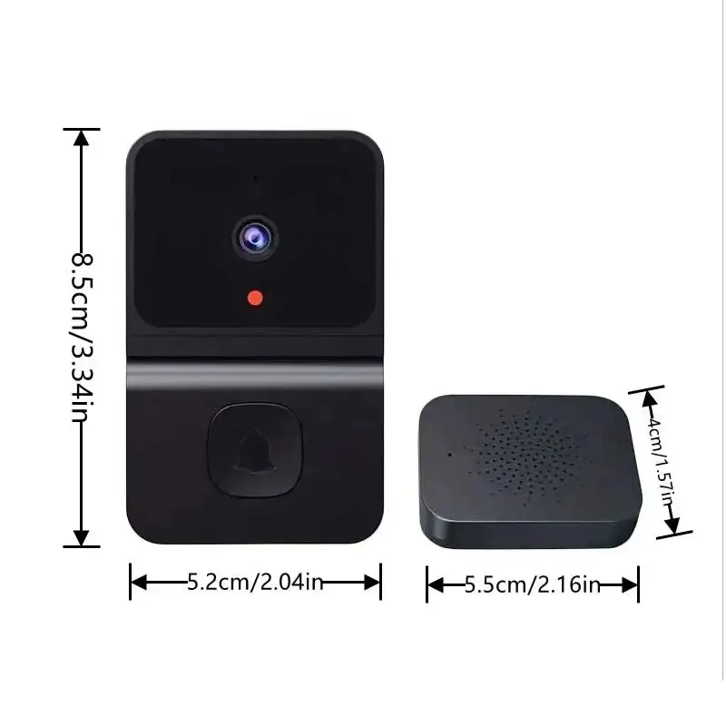 Tuya campanello senza fili WIFI videocitofono Smart Home campanello della fotocamera pulsante benvenuto da Chime allarme di sicurezza per la casa