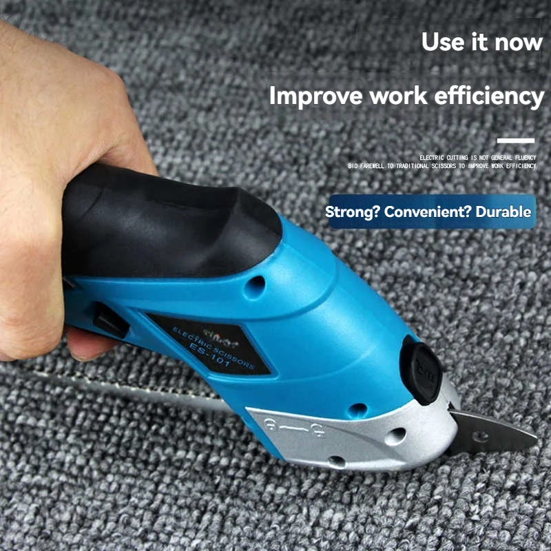 Multi Functional Rechargeable Electric Scissors, Fabric Cutts Machines, Hand-held Cutting Machining, Clothing Fabric, Leather Tr