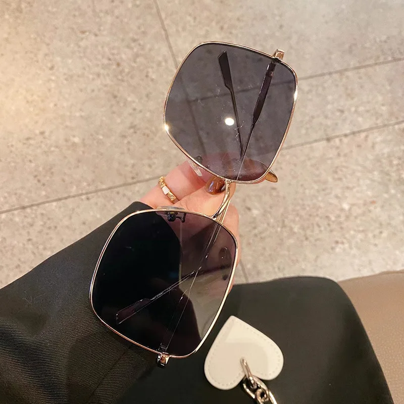 New Style Sun glasses for Women Square Shape Alloy Frame Men Glasses Driving Hiking Male Female Sunglass