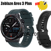 3in1 For Zeblaze Ares 3 Plus Strap Band Belt Smart watch Silicone Bracelet Screen Protector Film