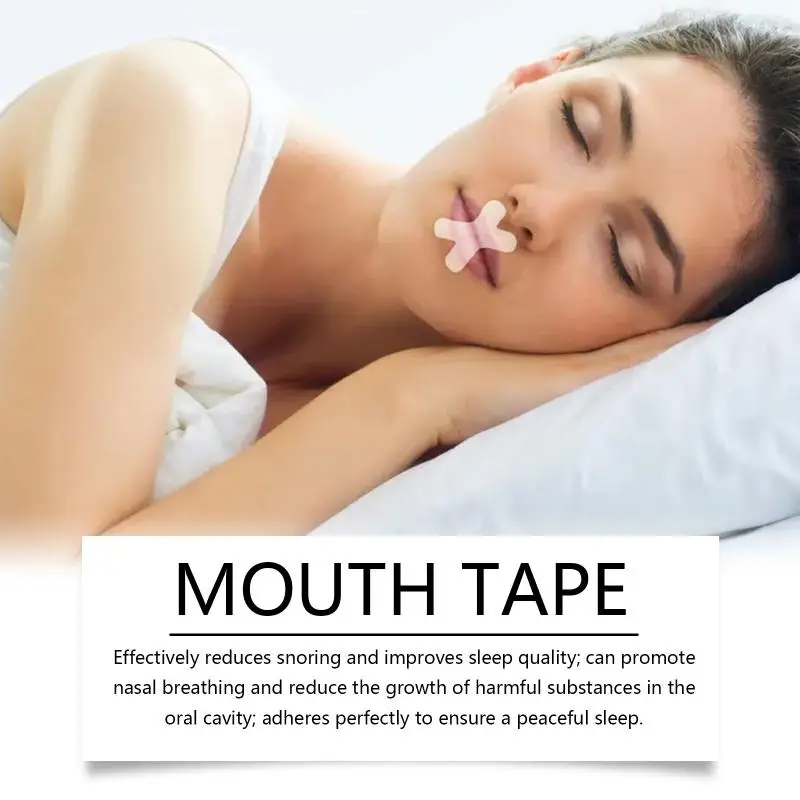 Snore Proof Tape Improve Nose Breath Sleep Quality Avoid Sleep Mouth Open Reduce Snoring Frequency Strips Snore Free Sleep Tape
