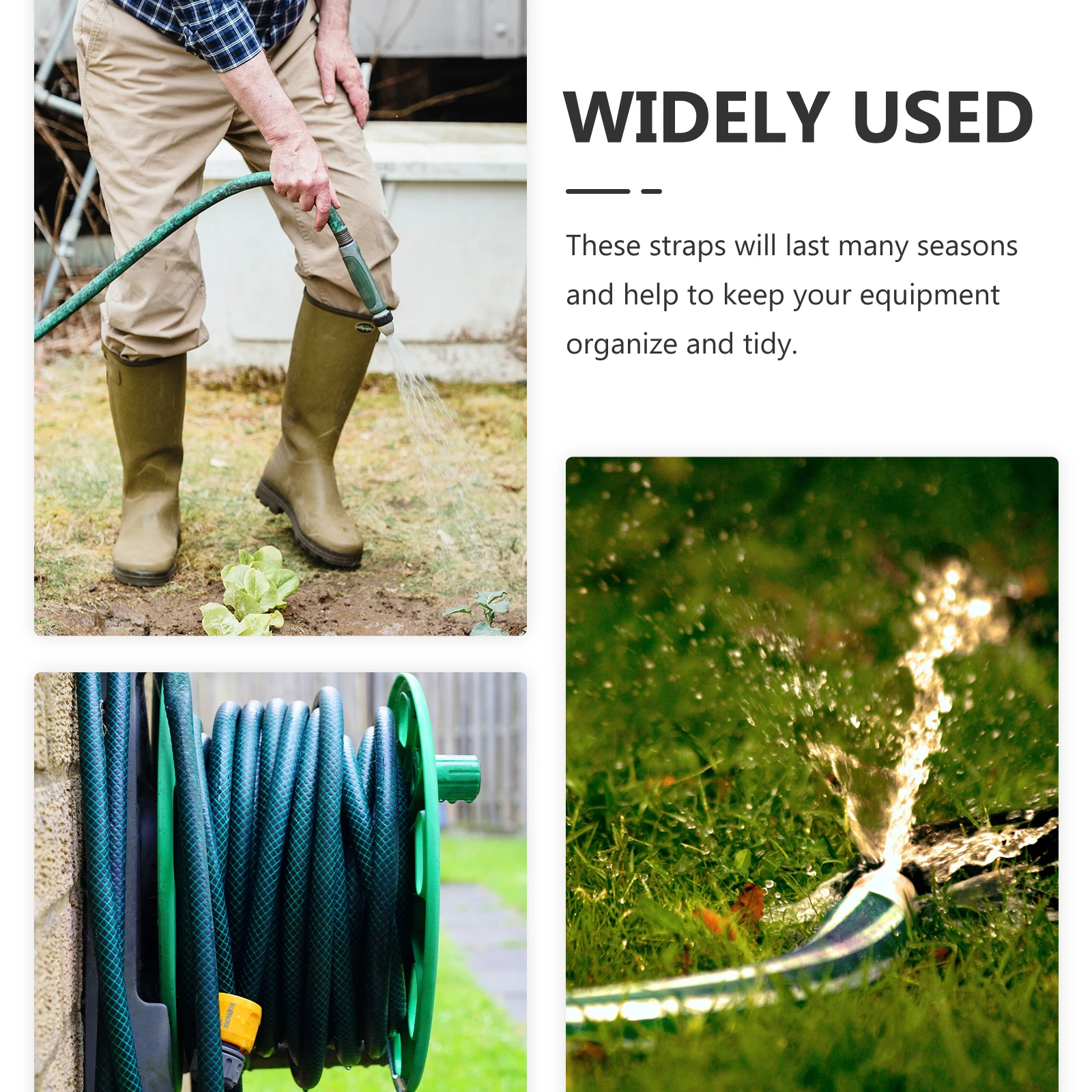 

Hose Adjustable Tote Strap Water Pipe Gardening Supplies Black Watering Carrier Soft Hose Bracket Durable Knitted Gardening