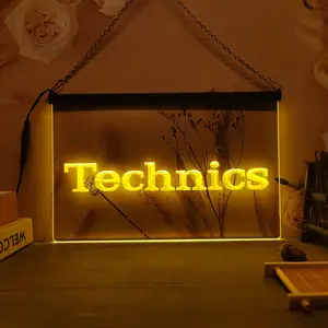 Technics Dj Turntables | Dj Turntable Wall Art | Technics Turn Table | Neon  Led Dj Sign - Plaques & Signs - Aliexpress