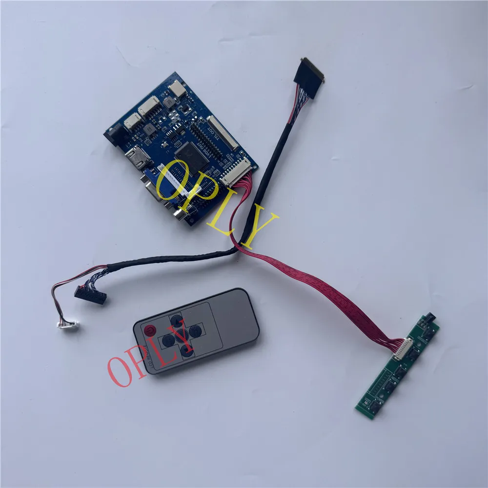 kit Work for B140XW03 V0 B140XW03 V1 B140XW03 V2 1366X768 LED HDMI-compatible Controller Board Remote Display 2AV VGA AV LCD