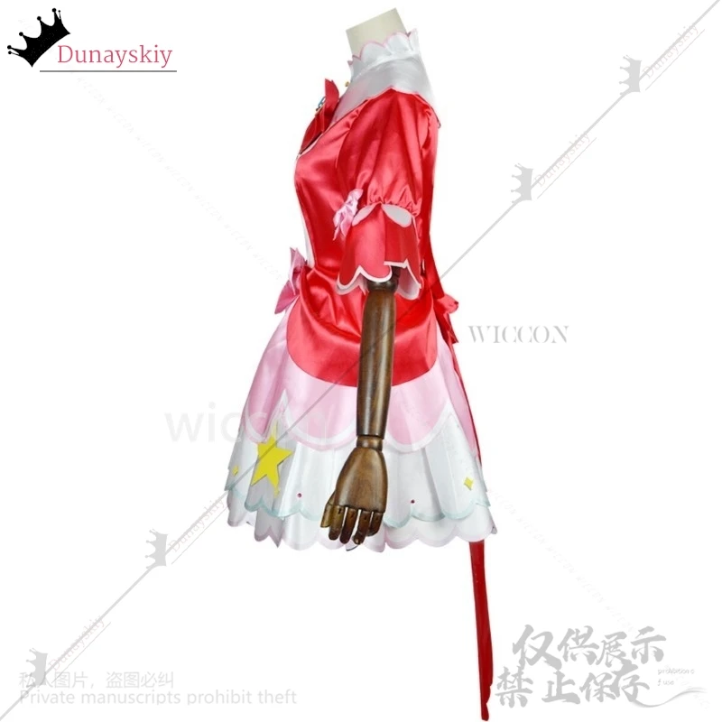 Proyecto Sekai 3er Aniversario Países Bajos × Showtime Mikuuu Vestido Rojo Lolita Pelucas Verdes Para Halloween Navidad Niñas Personalizado