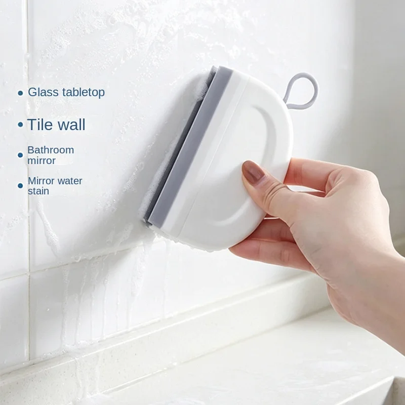 4475 Mini Squeegee Bathroom Glass Wiper Household Cleaning Tool Water Scraper for Shower Glass Sink Countertop Bathroom Mirror