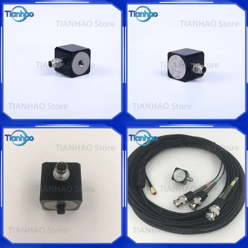 for Miniature Tri axial Piezoelectric Accelerometer Sensor 3 Axis Vibration Measurement Industrial Testing Equipment High