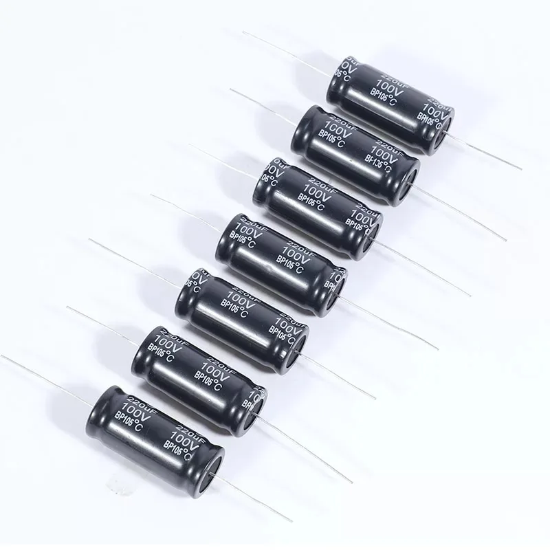 5PCS Electrolytic Capacitors 100V Audio Crossover Non-Polar Capacitors Electronic Components 1UF to 560UF Radial Type Brand New