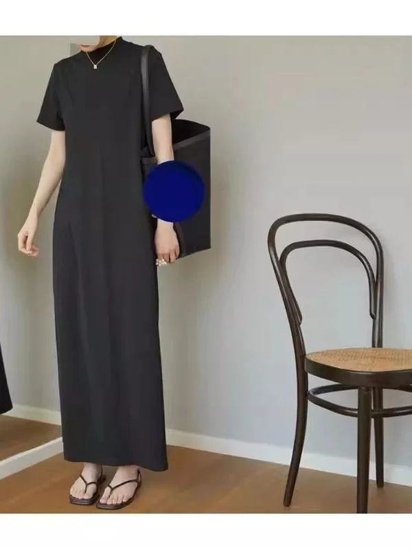 Grande taille ample décontracté ort Sve femmes Dr genou longueur T-shirt jupe été confortable pantalons longs pour femmes grande taille