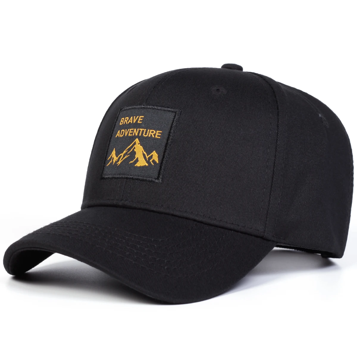 Unisex BRAVE ADVENTURE Letter Embroidery Baseball Caps Spring Autumn Outdoor Adjustable Casual Hats Sunscreen Hat Sports Cap