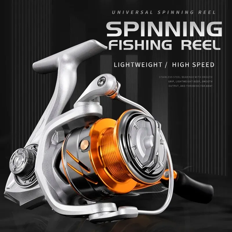 Rooblinos TC Spinning Fishing Reel Metal Body Saltwater Freshwater Independent Alarm Device Fishing Tackle Accessories