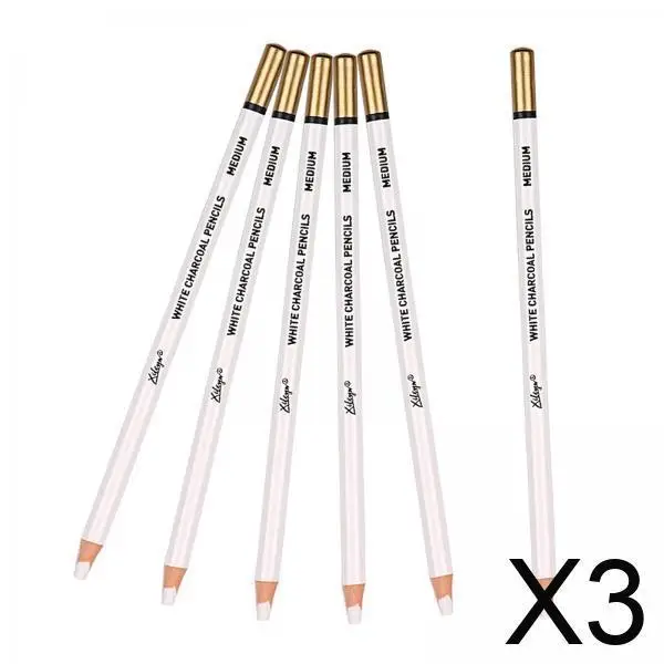 

3x Bright Pencils Soft And Medium Roll Bolding 4mm Highlight 6