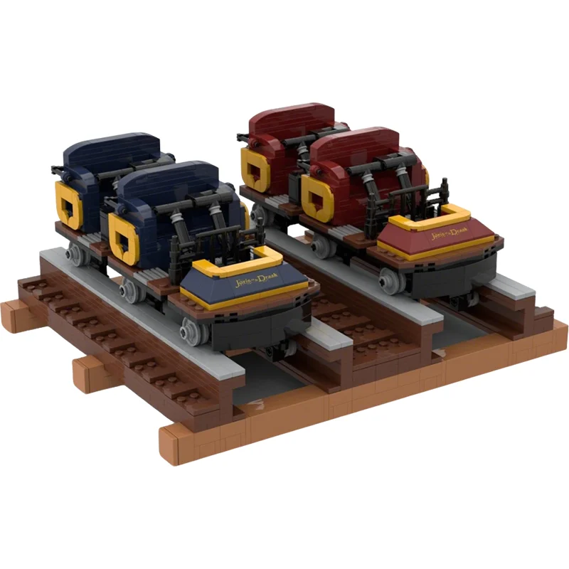 1476 Piezas MOC ROLLERCOASTER JORIS EN DE DRAAK Efteling, Bloques de Construcción de Modelos, Regalos de Navidad, Juguetes de Construcción, Idea Educativa