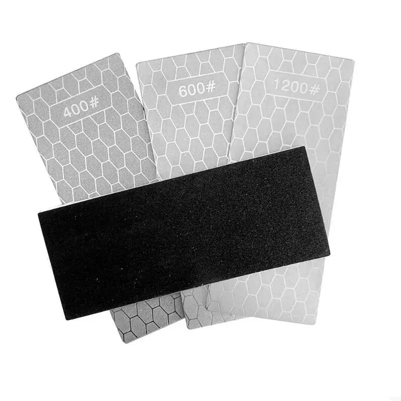 Y51B Diamond Sharping Stone 200-2000# Knife Sharpner Whetstone Outdoor Kitchen