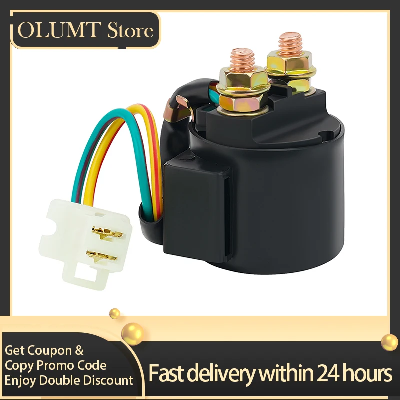 ATV Motorcycle Parts Starter Solenoid Relay Switches For Honda TRX125 TRX250 TRX200 CX500 NX250  VF750 ATC200E ATC200ES ATC200