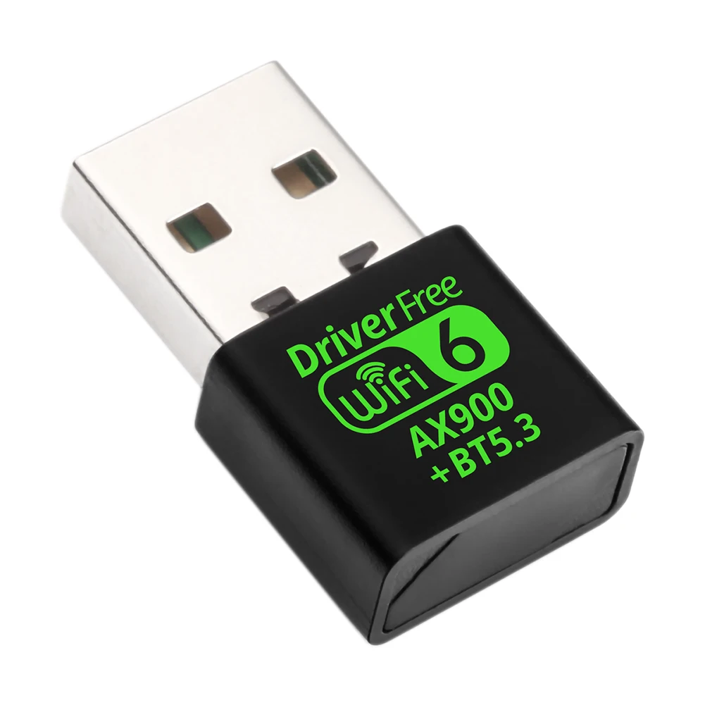 Adaptateur USB WiFi 6 Compatible Bluetooth 5.3, Dongle 2 en 1, double bande 2.4/5.8GHz, adaptateur WiFi USB, récepteur externe réseau sans fil