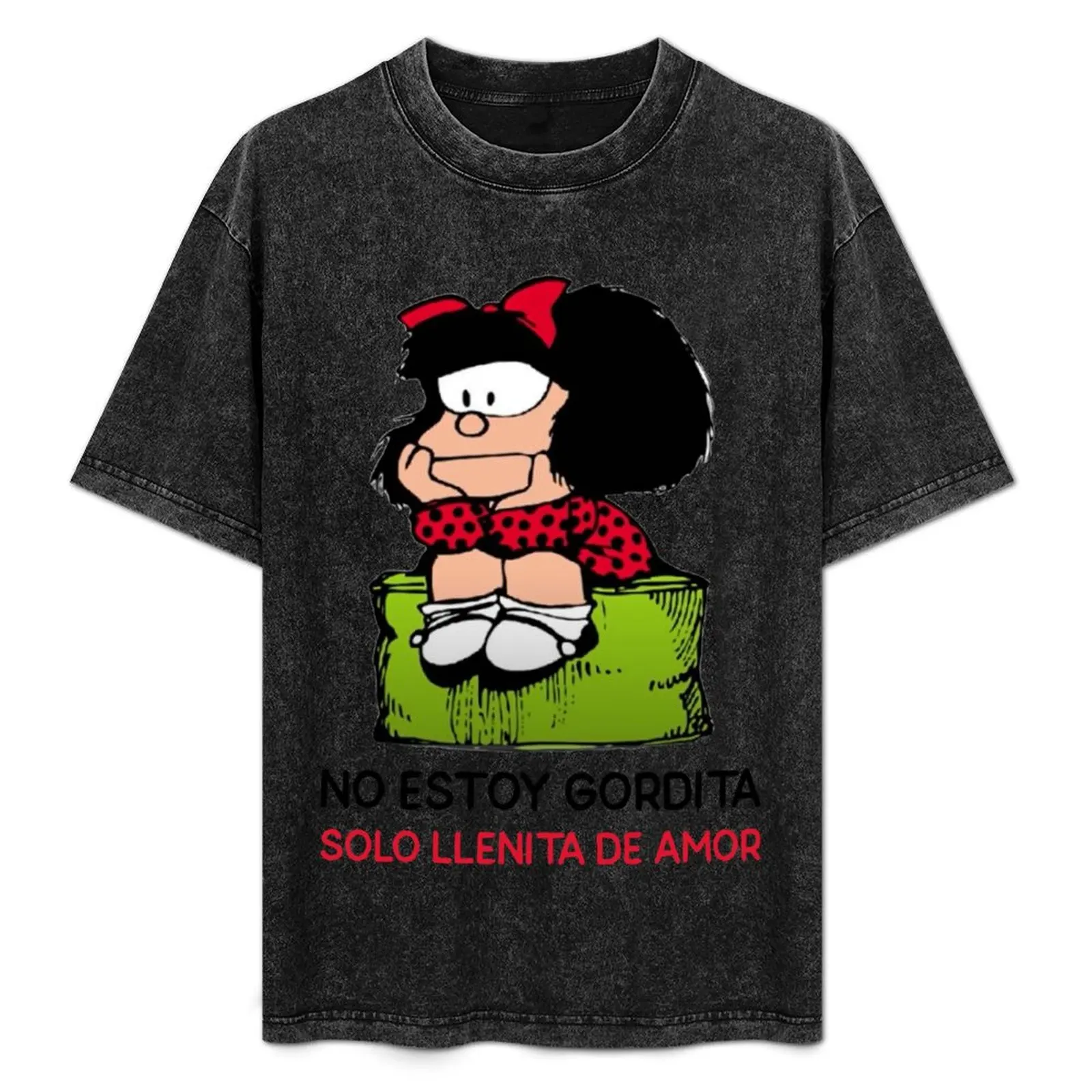 Mafalda Quino Comics T-Shirt shirts graphic tees customs vintage compression shirt men