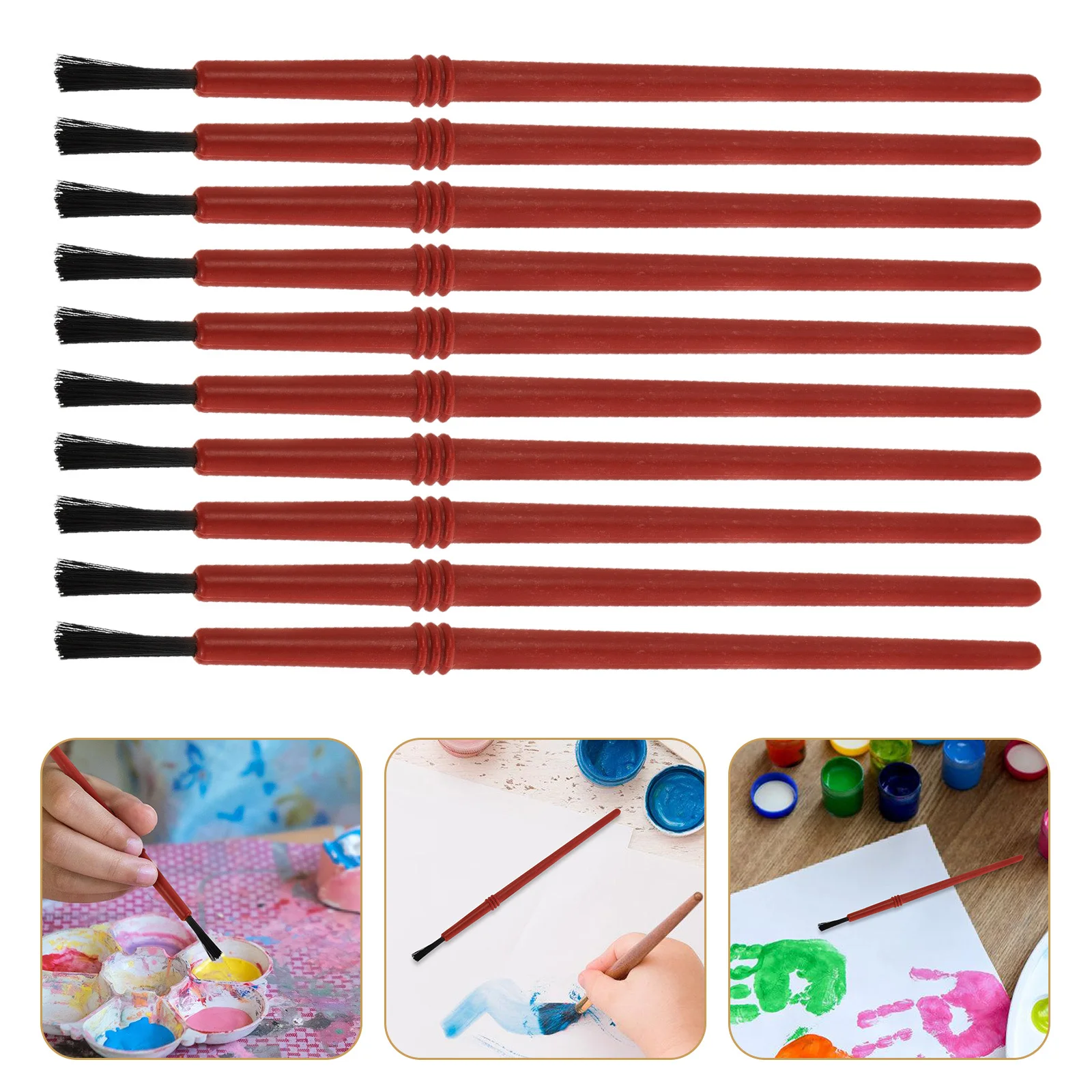 

100Pcs Painting Brushes Acrylic Watercolor Small Art Brush Set Artist Painting Supplies Fine Liner for Line Drawing