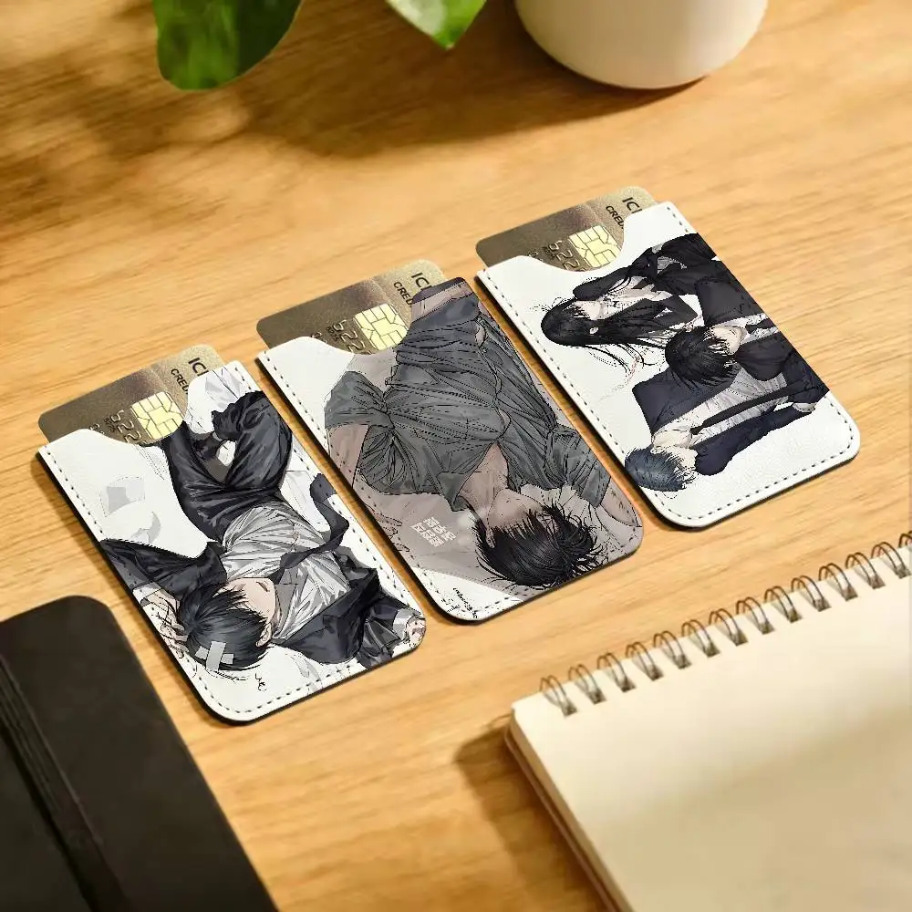 Special Civil Servant Leather Card Wallet Soft Lightweight Portable Credit ID Card Holder Daily Commute Card Case