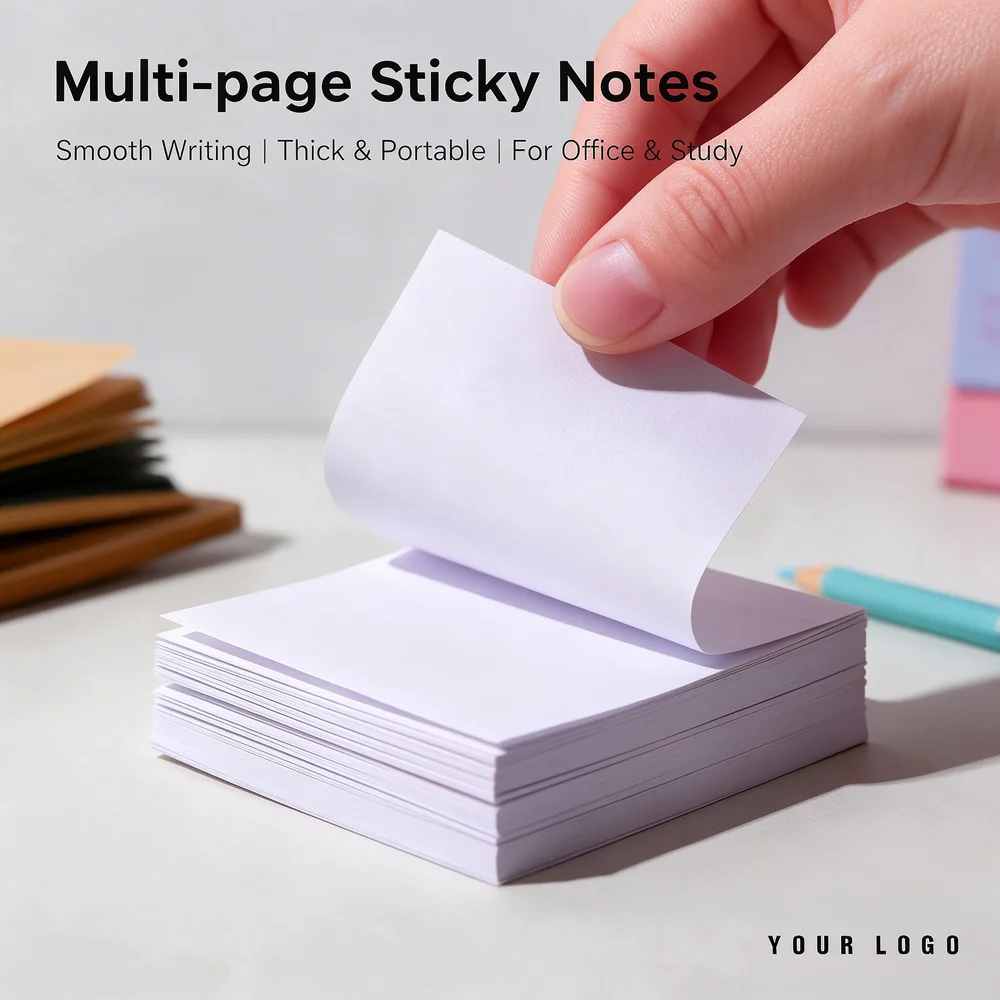 Customized LOGO Color Printing Multi-page Sticky Notes Convenience Stickers for Business Promotional Use