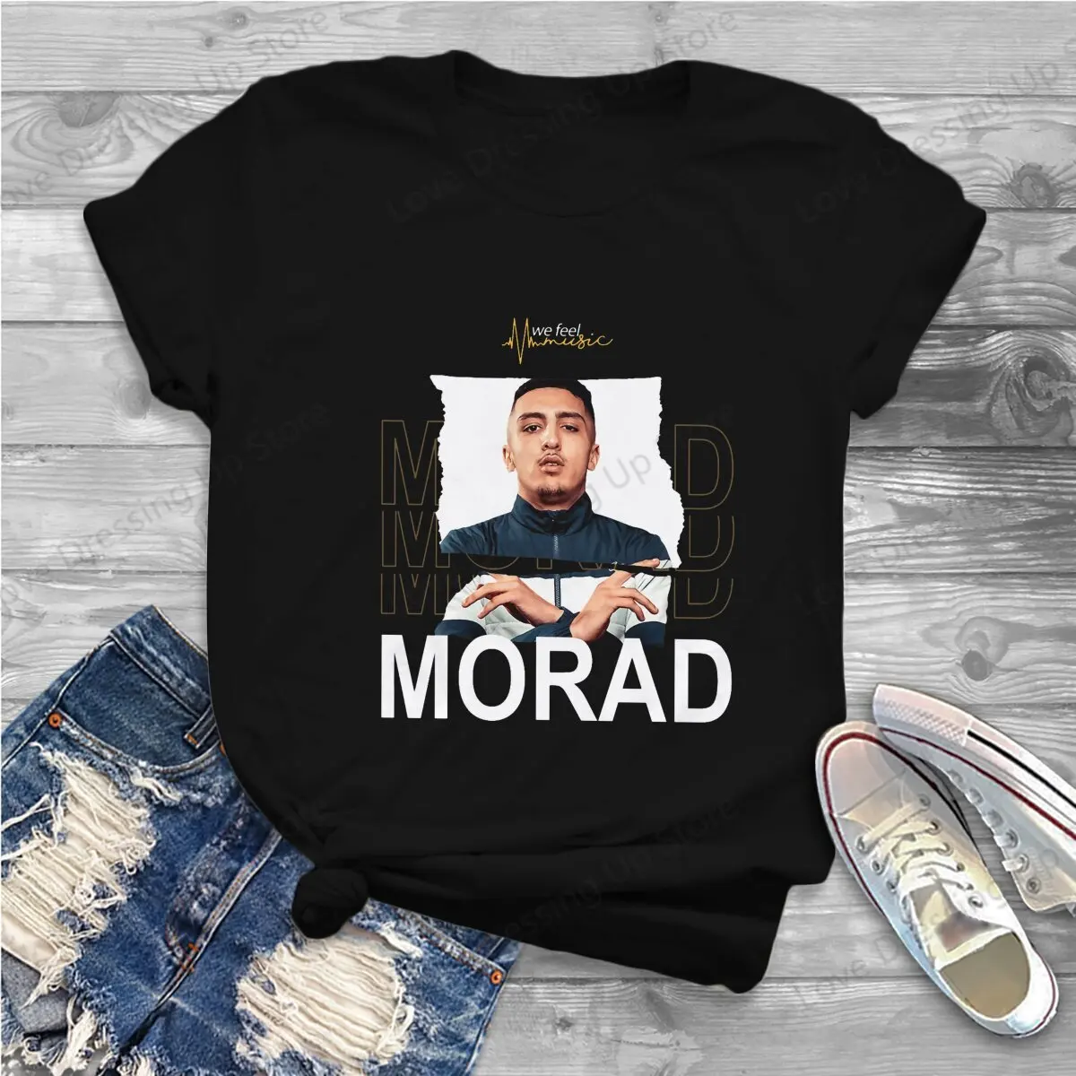 The Morad M.D.L Woman T Shirt  Harajuku Casual Short Sleeve Polyester T-Shirt Special