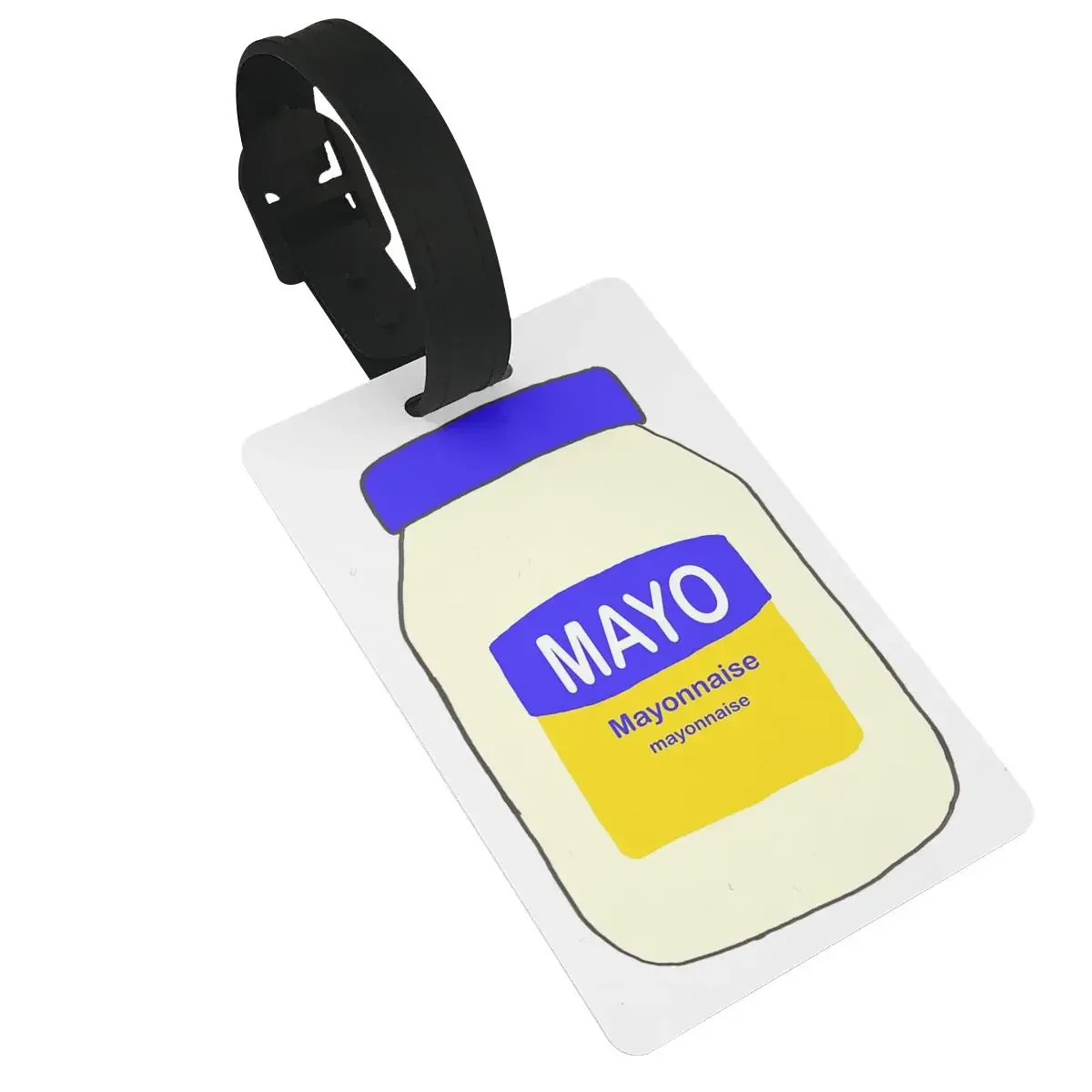 

Mayonnaise Luggage Tags Suitcase Accessories Travel PVC Cute Baggage Boarding Tag Portable Label Holder ID Name Address