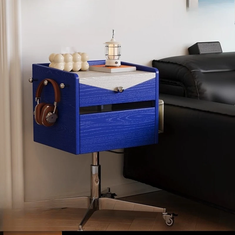 

Side sofa coffee table lifting trolley bedroom small apartment bedside storage side cabinet