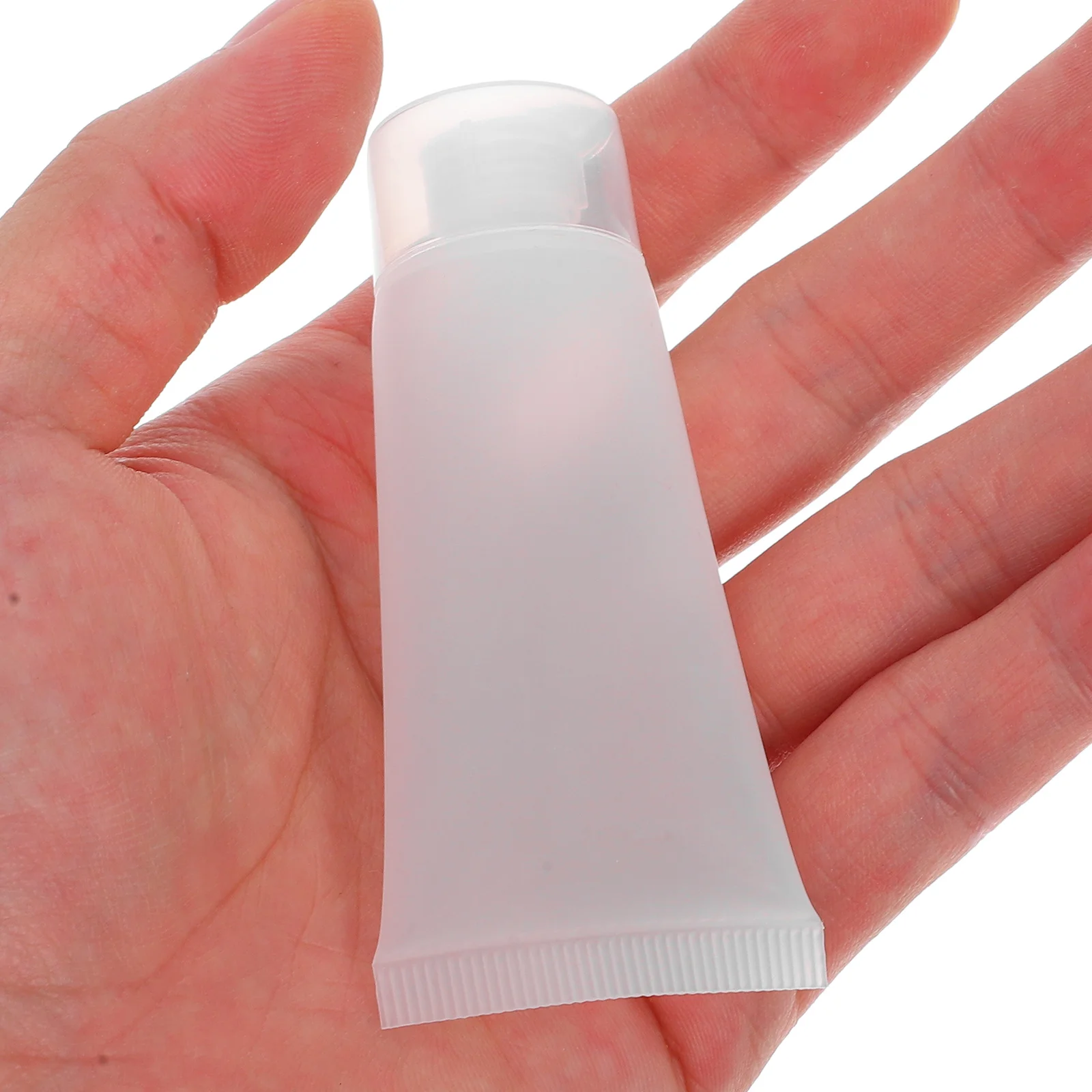 50 قطعة أنابيب ضغط فارغة إعادة الملء السفر معجون الأسنان الحاويات المحمولة كريم غسول زجاجات الشامبو مانعة للتسرب ل #4