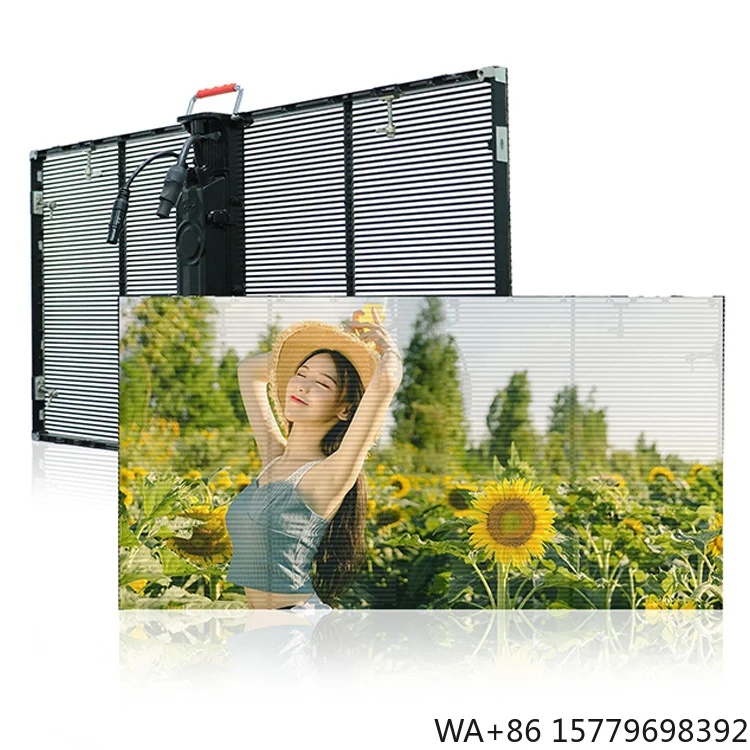 Privaled P7.8 Full-color Energy-saving High Brightness Light Weight Led Screen Transparent Glass LED Strips
