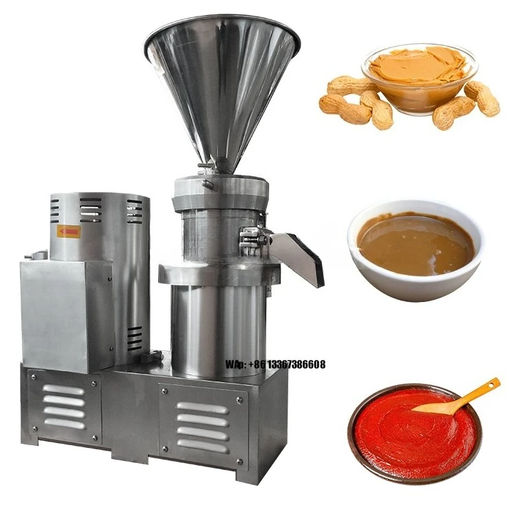Soy product processing machinery for tahini paste production Spinach sesame grinder