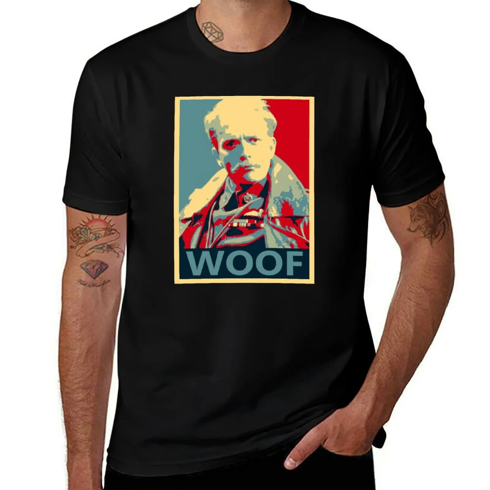 

Lord Flashheart 'Woof' Design T-Shirt vintage anime t shirts heavyweights Men's t shirts