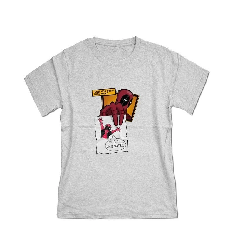 أعجوبة حقيقية أذن Kawaii Deadpool ترشيش الرجال قصيرة الأكمام عارضة تي شيرت القطن سليم تي شيرت مجسم ميرش هيل خمر #3