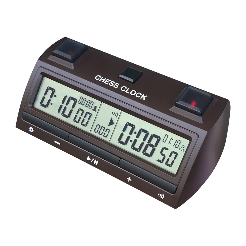 Portable Go Game Chess Clock Digital Count Up Down Electronic Referee Timer Professional Handheld Master Board Game Clock