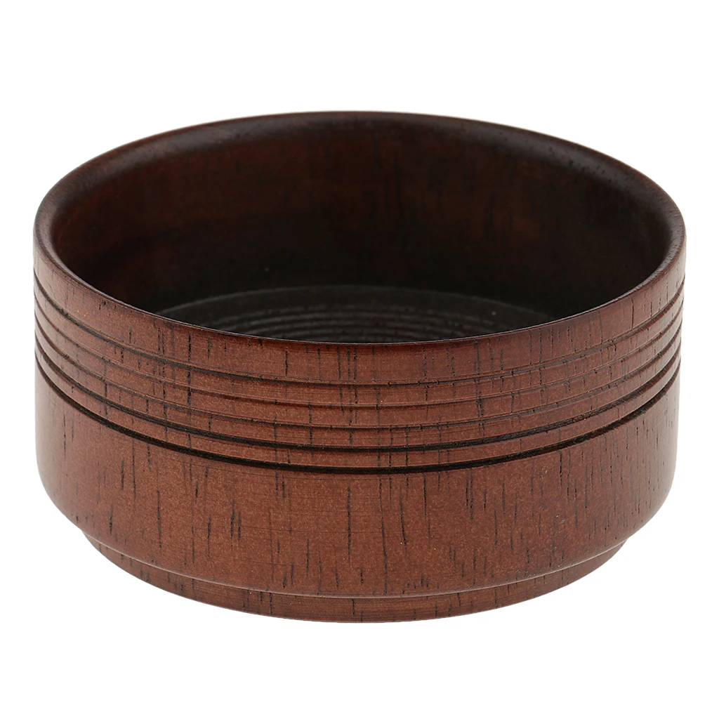 Shaving Bowl for Men, Durable Wood, Portable for Home, Bathroom, Travel Hotel