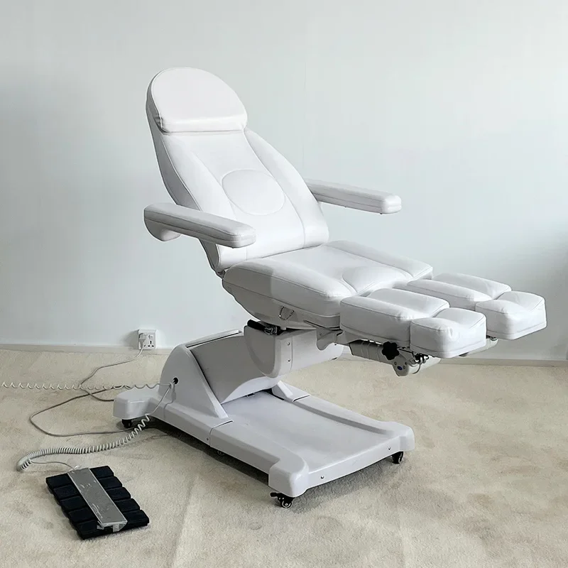 Electric beauty bed Beauty salon Split-legged medical injection bed Dental outpatient examination bed Rotatable pedicure chair