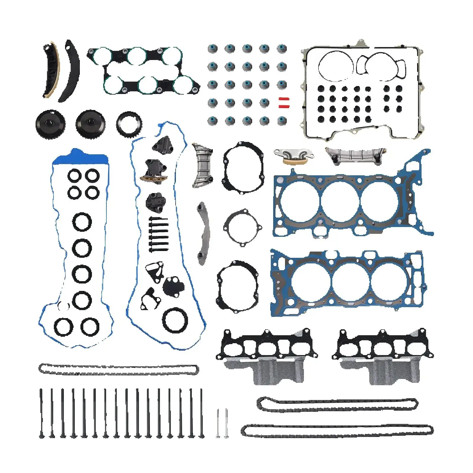 

Комплект прокладок головки цепи ГРМ 12622177 для Chevrolet Traverse GMC Acadia 2009-2016 гг.