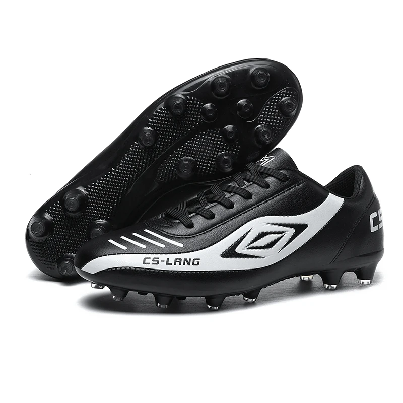

New Mens TF/FG High Quality Professional Fast Grass Soccer Shoes Ultralight Training Studded Football Boots Football Field Boots