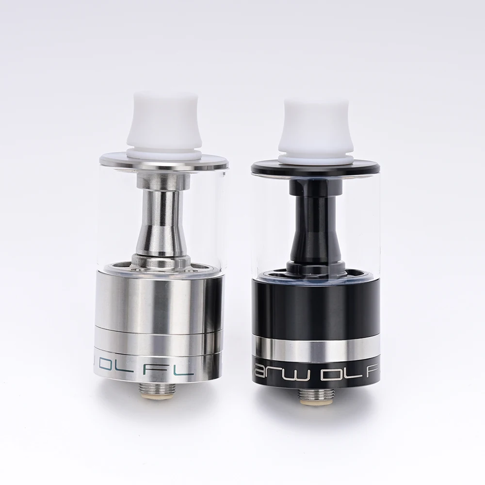 

Wolfcoolvape Dvarw DL FL RTA rebuildable tank atomizer Single Coil Tank 3.5ml/6ml rta 24mm 316SS Rebuildable rta