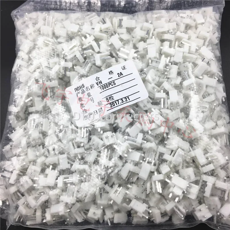 

Wholesale VH3.96 straight pin socket 2A/3P/4P/5P/6P/7P/8P pin socket connector