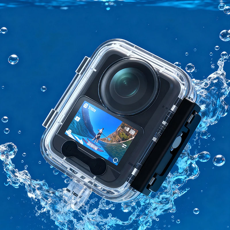Stealth Diving Case For Action Cameras, Waterproof To A Depth Of 45 Meters/144 Feet, Underwater Diving Protective Case.