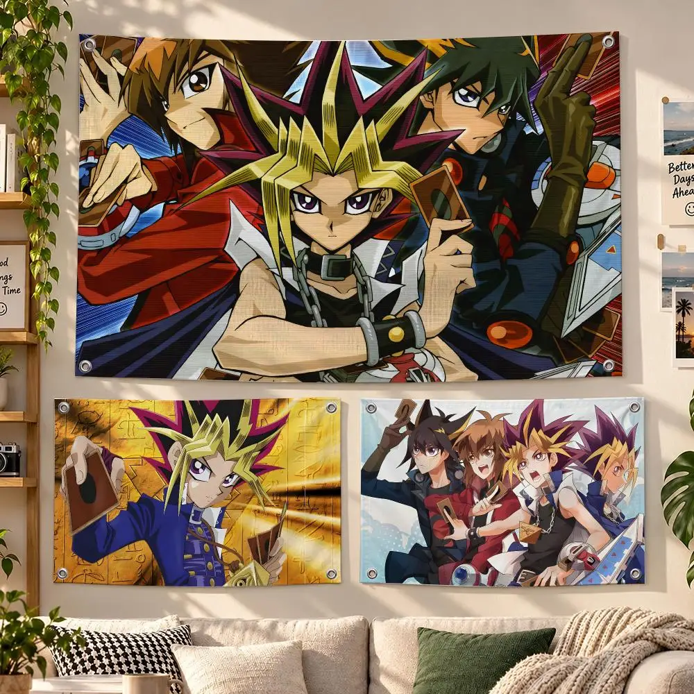 Yu-Gi-Oh! Flags Banner For Camping Decoration Outdoor & Garage Wall Hanging Decorations