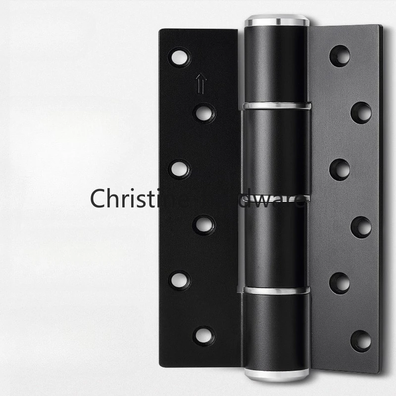 5 6 INCH Hydraulic Self Closing Buffer Hydraulic Hidden Wooden Door Closer  Aluminum Alloy Mute 180 Degree Hinge