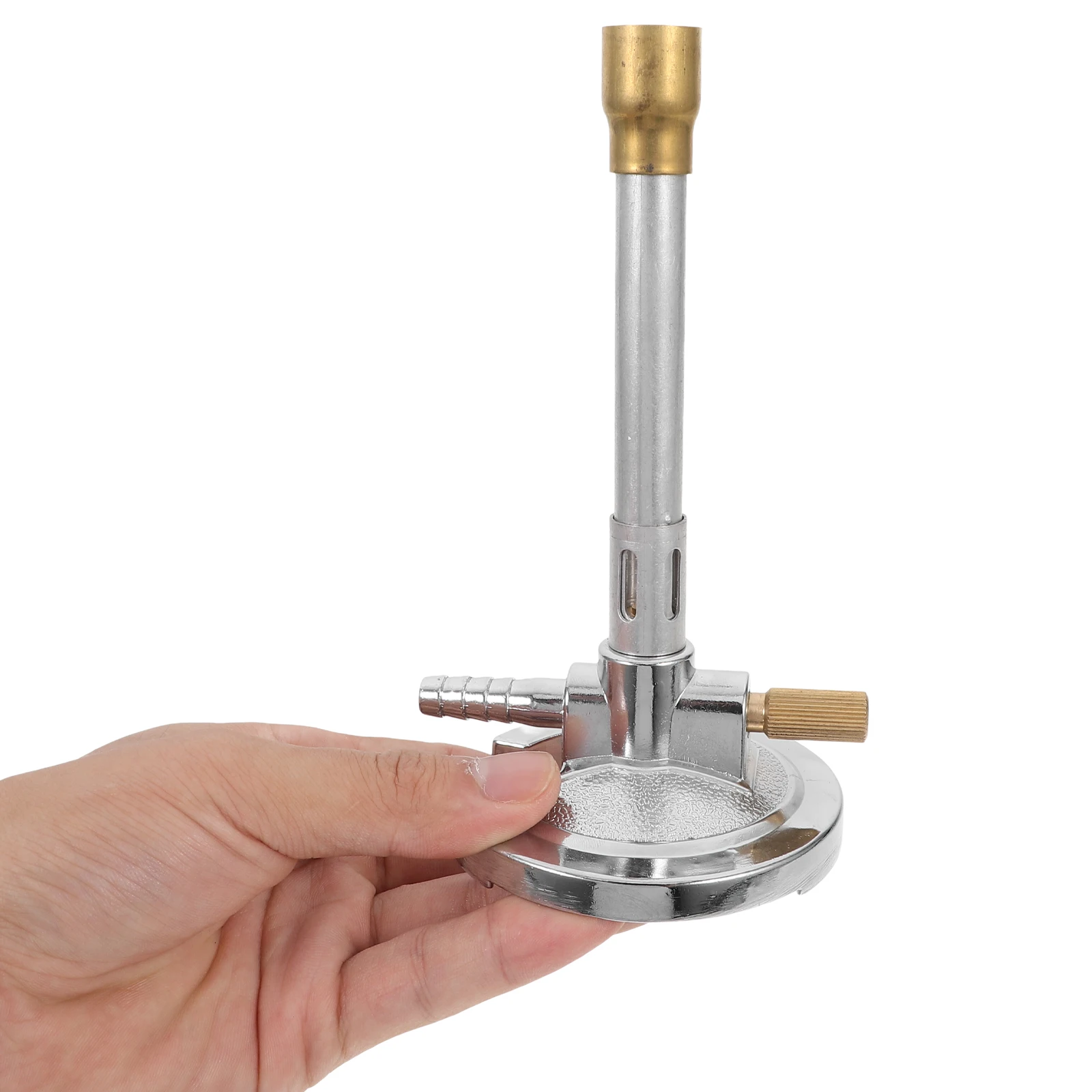 

Gas Blowout Lamp Natural Bunsen Burner Single Tube Portable Regulator Flame Stabilizer Air Flow Propane Coal Gas Zinc Alloy