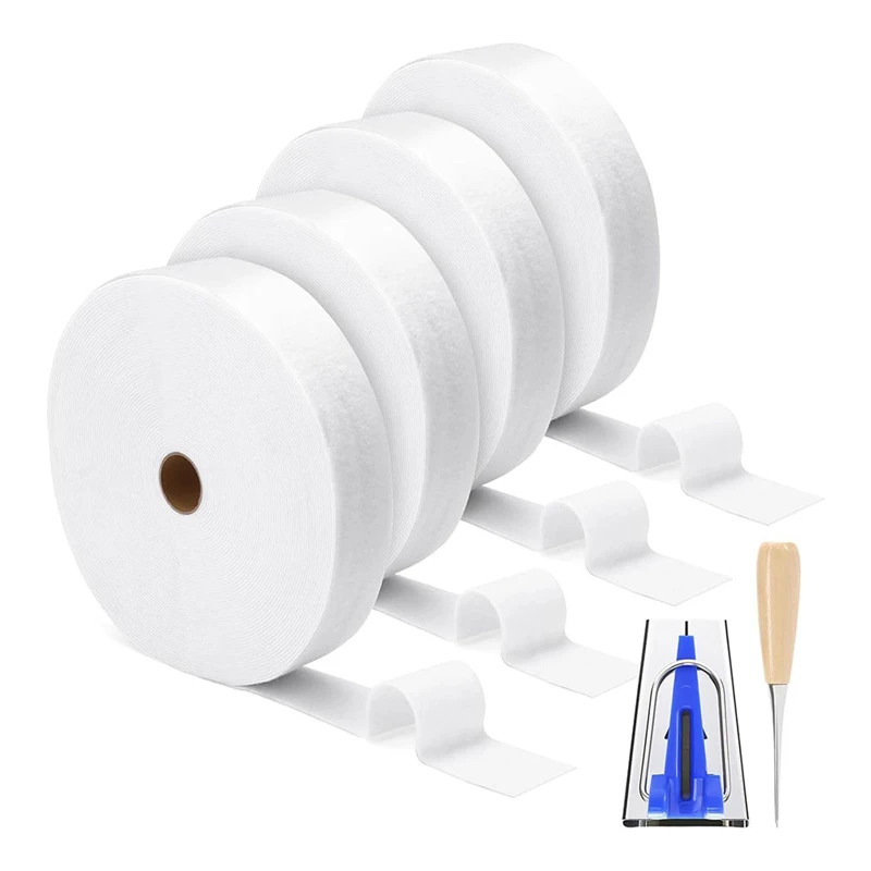 LJL-Jellyroll Batting Strips For Rugs, Accessories Sasher Tool Awl Tube Ruler Quilting For Upholstery Projects